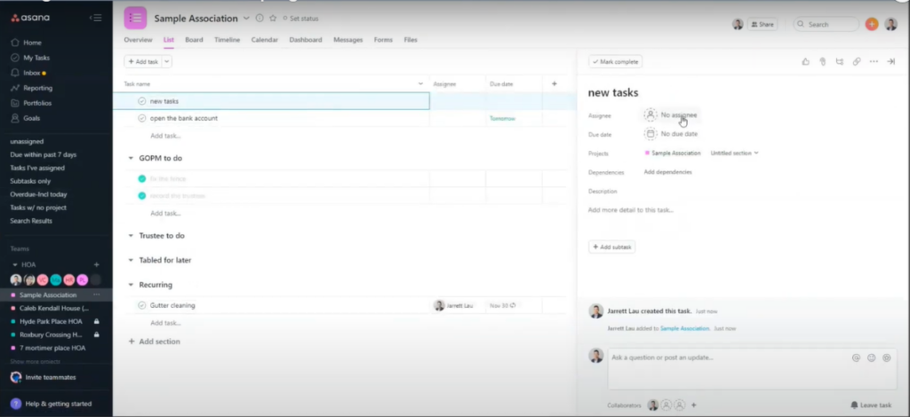 Asana On-ramping sample